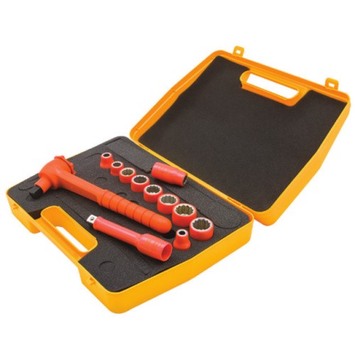  John Dow JDI-SW38 Insulated Socket Wrench Set 3/8 in. 
