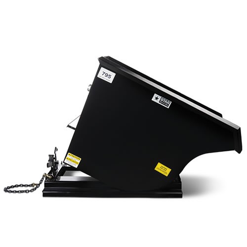 Star Industries 1825CS-LH Heavy Duty Self Dumping Hopper - With Casters and Lifting Hooks 