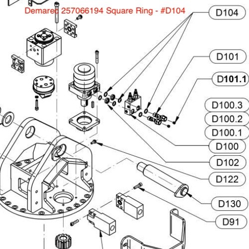 Demarec 257066194 Square Ring 