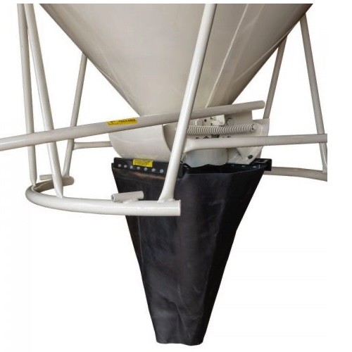 GarBro 409-E Rubber Accordion Hopper 