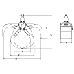 Heiden HC20-BLT-2.5 Rail Grapple 