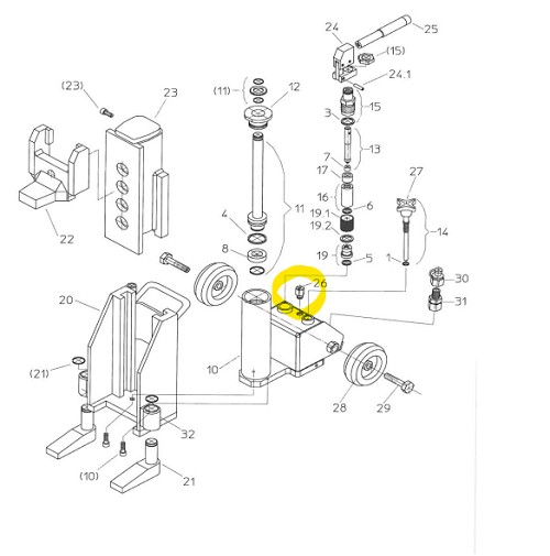 GKS 4-10165 Air Vent Screw 