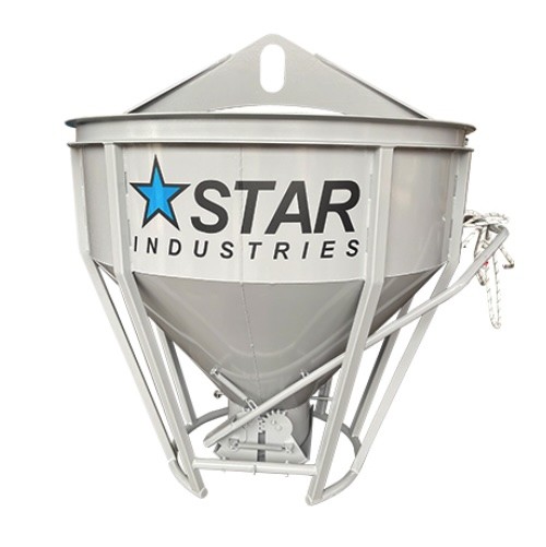 Star Industries 1525 Concrete Hopper - 1.64 Cu. Yd. Capacity 