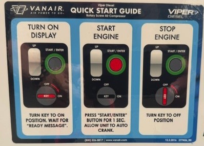 Vanair 277436 Decal For Vanair Viper Diesel 