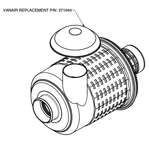  Vanair 271044 Air Inlet Cap 